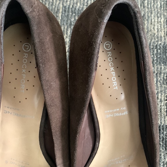 Rockport Adiprene by Adidas Womens Suede Leather Open Toe Platform Heels - Picture 2 of 8